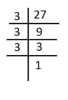 Factor tree for 27