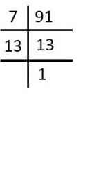 Factor tree for 91