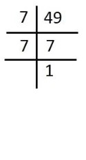 Factor tree for 49