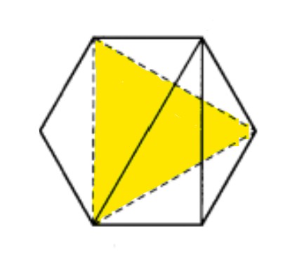 Regular Hexagon with Triangle